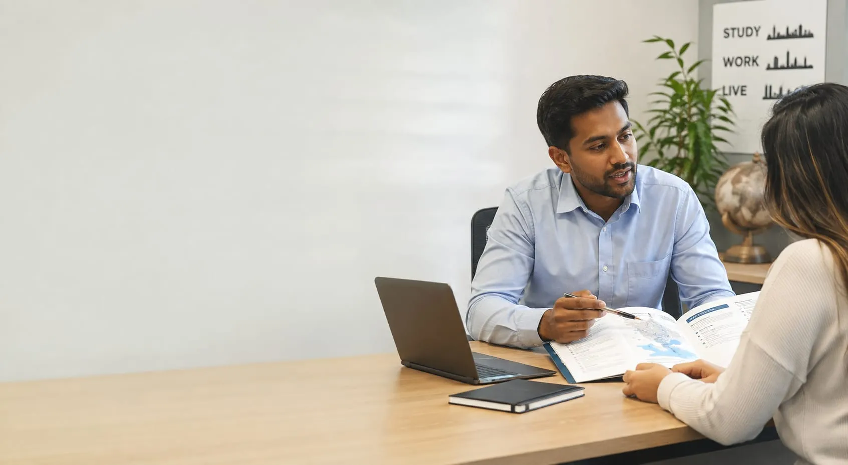 A counselling session at the DreamPath office in Kadawatha